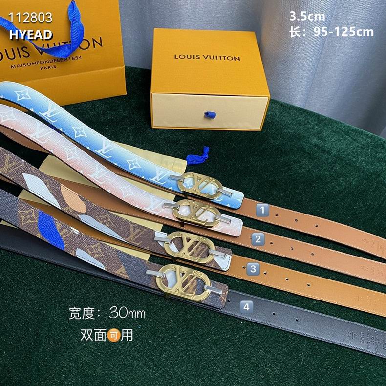 LV Belt 35mmX95-125cm 8L32